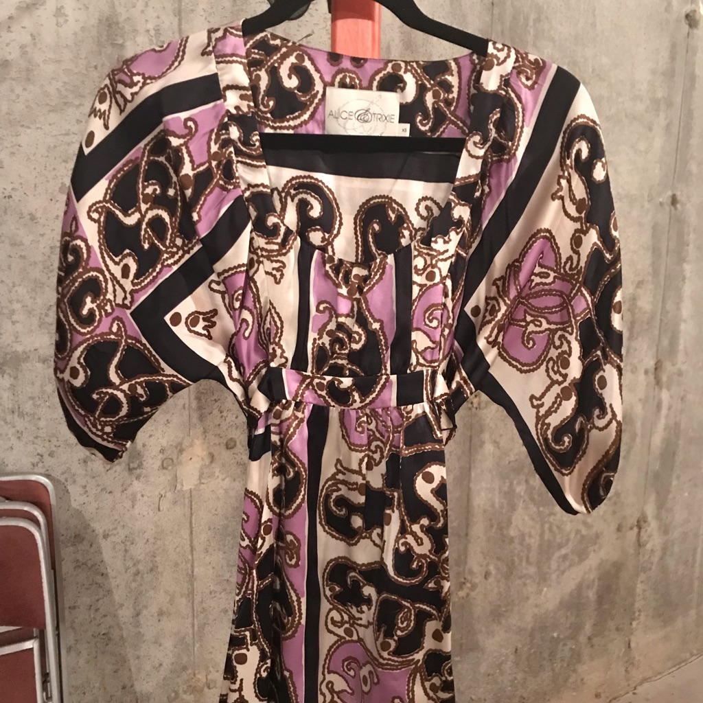 Alice & Trixie Silk Print Blouse Size Xs
